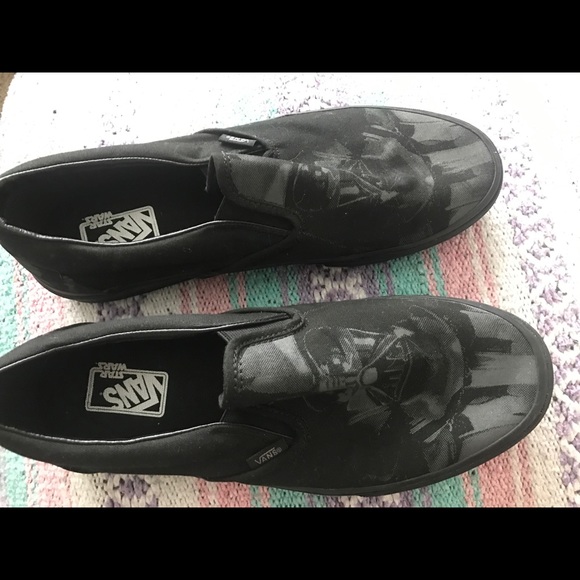 Darth Vader Vans Men's 9.5 Like New - Picture 7 of 8